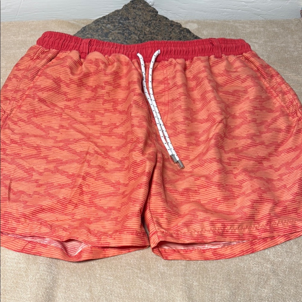 Southern Marsh Red Swim Trunks Lightweight Quick-Dry